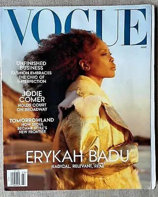 VOGUE Magazine March 2023 Erykah Badu Cover • $6.25