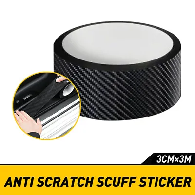 3CM Car Door Plate Sill Scuff Cover Anti Scratch Decal Sticker Protector Strip • $7.99