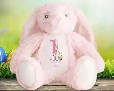 My 1st Easter Bunny Teddy Bear Baby Girl My First Easter New Baby Gift Rabbit P • £5.95