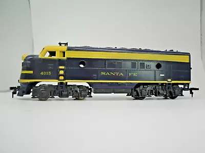 Mantua Tyco Ho Scale Emd F7 A Santa Fe Diesel Locomotive  4015 Vintage Runner • $18.99