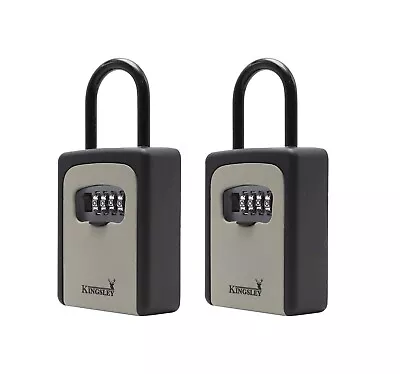 2 PACK Realtor Real Estate 4 Digit Lockboxes Key Safe Kingsley Lock Box QCH812 • $32.95