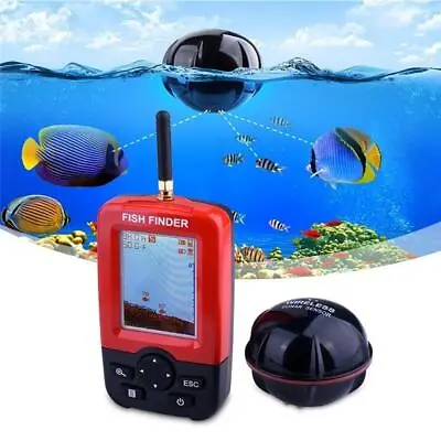 Portable Fish Finder Sonar River Sea Lake Depth Echo Sounder Alarm Transducer • $116.59