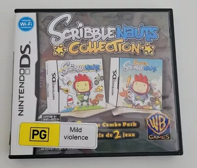 Nintendo DS Scribblenauts Collection Inc Manual NDS Fast Shipping • $17.99