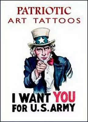 Patriotic Art I Want You For US Army Tattoos • £8.95