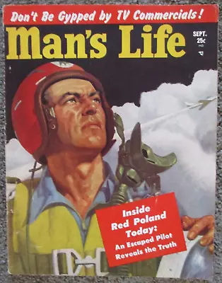  Man's Life  Pulp Men's Magazine September 1953 Volume 1 No. 6 • $19.95
