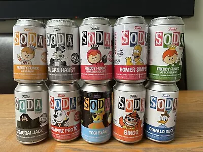 FUNKO Soda Bundle X 10 ALL SEALED : 7 X Convention/US Stickered Exclusives • £17