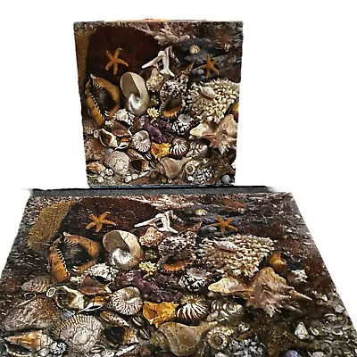 Eaton Neptunes Treasure Seashells Starfish  500 + Piece Puzzle 1980 Complete • $18