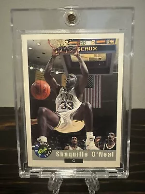 Shaquille O’neal Rookie Card SHAQ 1992 Classic Draft Pick LSU Collector INVEST • $23.20