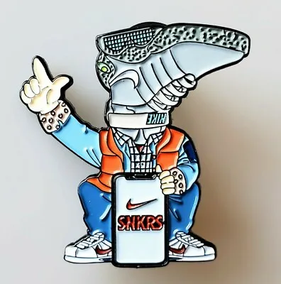 AIR MAGS / MARTY MCFLY NIKE Sneakerhead LUCKY CAT Enamel Pin Nike Pins For Hats • $10.99