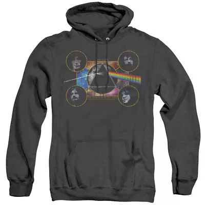 PINK FLOYD DARK SIDE HEADS Licensed Hooded Sweatshirt Heather Hoodie SM-3XL • $47.95