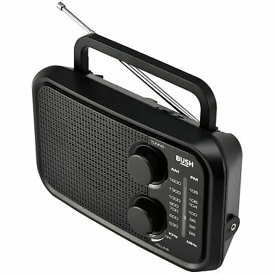 £12.99 • Buy Bush FM/AM Portable Radio PR-206 - Black 7030736 R