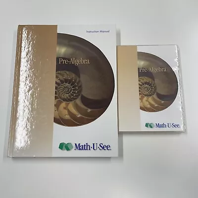 Pre-Algebra Instruction Pack - DVD-ROM  And Teacher Book • $50