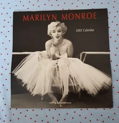 Marilyn Monroe Calendar 2003 -  VGC - Seven Year Itch - Some Like It Hot • £6