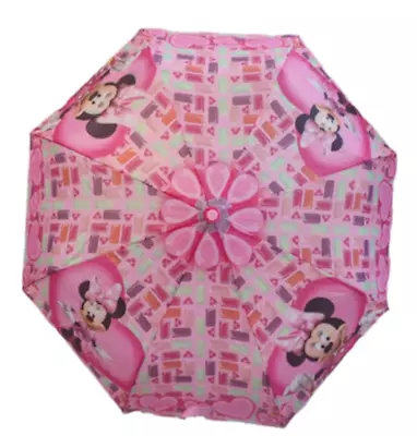 Minnie Mouse Kids Umbrella Girls Pink Umbrella 95x57cm Girls Accessoies Gift New • $23.90