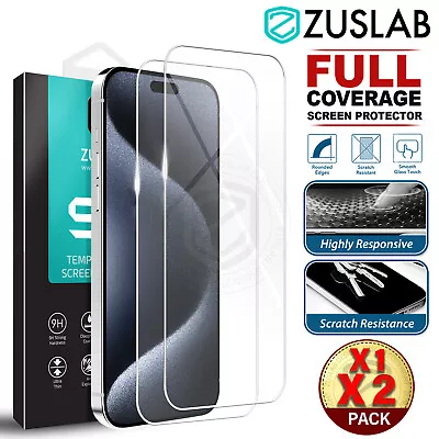 For IPhone 15 14 13 12 11 Pro Max Plus XR XS 8 7 Tempered Glass Screen Protector • $6.95