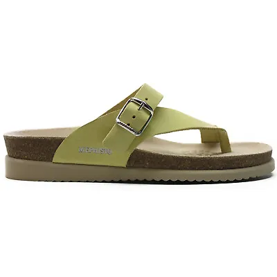 Mephisto Womens Sandals Helen Casual Open-Back Toe-Post Nubuck Leather • $124.09