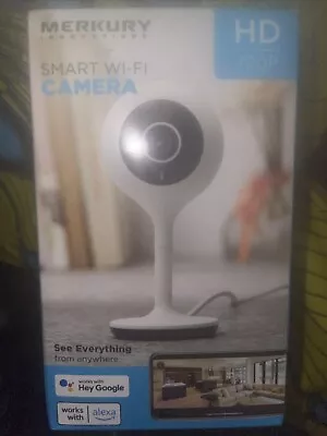 Merkury Innovations Indoor Smart Security Camera 720P Wi-Fi Camera-NEW-SEALED! • $45