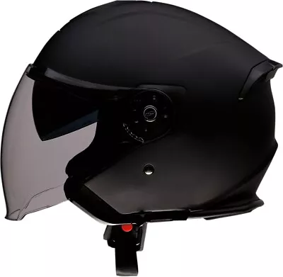 Road Max Open Face Street Helmet Solid Matte Black Large Z1R 0104-2519 • $99.95