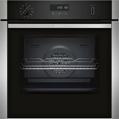 £749 • Buy Neff N50 Slide And Hide Electric Self Cleaning Single Oven - Stainles B6ACH7AN0A
