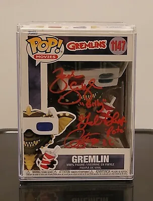 Corey Feldman Zach Galligan GREMLINS Signed & Inscribed Funko Pop JSA COA • $299