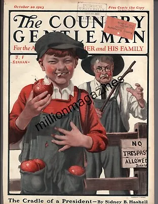 1923 Country Gentleman October 20 - J F Kernan Apples; Winter Greens For Hogs • $26