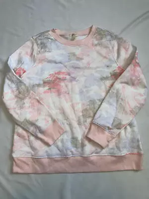 MSRP $50 Style Co Petite Tie-Dye Pullover Sweatshirt Size Petite Large • $12.48