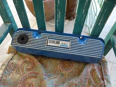 Ford 351C Cleveland 351 Aluminum OEM Valve Blue Cover Vintage Free Ship USA. • $145