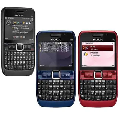 $33.95 • Buy Unlocked Original Nokia E63 QWERTY Keypad WIFI 3G Bluetooth MP3 Bar Mobile Phone
