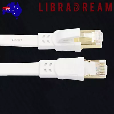  5m 10m 15m 20m  Ethernet Network Lan Cable CAT8 40Gbps/26AWG ECA2077 • $16.99