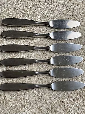 Lauffer Magnum Dinner Knives Norway Non Serrated Set Of 6 • $99.99