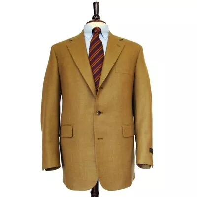 O'Connell's X H Freeman Sport Coat- Super 100s Wool Hopsack- Vicuna Sz 48L (NWT) • $795