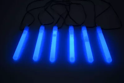 $13.50 • Buy DirectGlow 4 Inch Blue Glow Sticks With Lanyards 10-12+ Hour Glow 25ct
