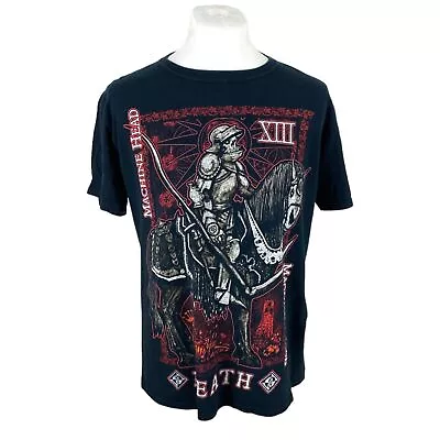 Machine Head T Shirt Large Black Metal Band T Shirt Graphic Tee Oversized Y2k • £30