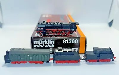 $344.99 • Buy Z Scale Marklin 81360 Steam Locomotive Rotary Snowplow Set W/ New 5 Pole Motor