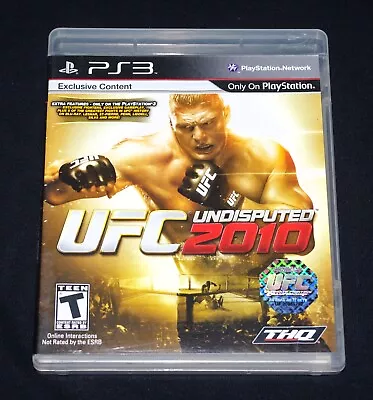 UFC Undisputed 2010 (Sony PlayStation 3 PS3 2010) CIB Complete W/ Manual Tested • $6.79