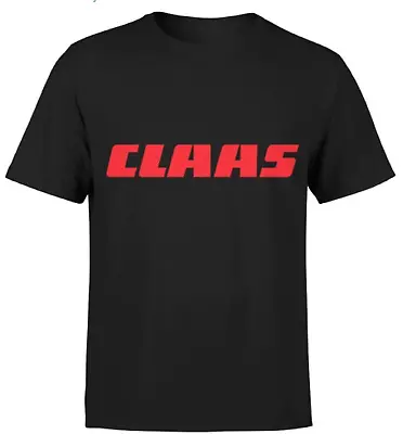 Claas Tractor Farming T Shirt Work Top Tee Harvesters Funny Mens Woman Xmas Gift • £15.79