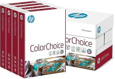 HP Color Choice A4 90100120160200250gsm Reams Copier Paperwhite Printer • £13.99