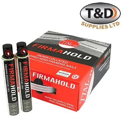 Strip Nails Firmahold Gun Nails 50mm 63mm 75mm & 90mm With Gas Cells Firmagalv • £43