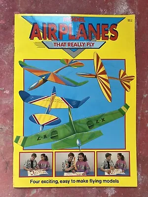 Vintage Model Airplanes That Really Fly Watermill Press 1990 Unused • $24.99