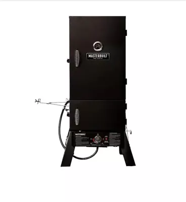 30 In. Double Door Propane Gas Charcoal Smoker Outdoor Meat BBQ Grill Cooking • $279.99