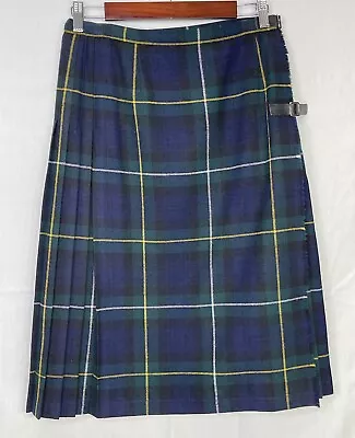 100% Wool Pleated Wrap Kilt Size US 14 Campbell Of Argyll Modern Tartan Mosbrook • $64.95