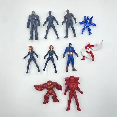 10 X Marvel Avengers Mini Figures Collectibles 3” Cake Toppers Model Standing • £7.49