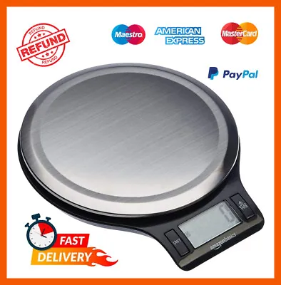 £12.53 • Buy Basics Stainless Steel Digital Kitchen Scale With LCD Display, Batteries Include