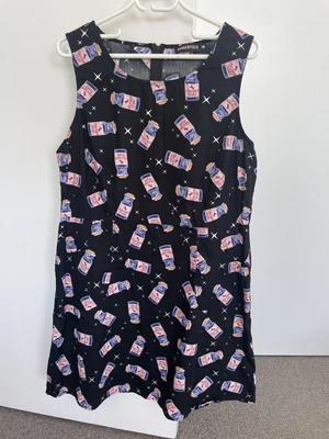$35 • Buy Dangerfield Women’s Black Shift Dress Unicorn Tears Size 16