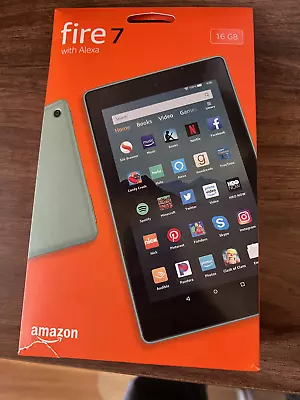 Amazon Fire 7 Tablet With Alexa 7  Display 16 GB 9th Gen NIB  Unopened • $19.73