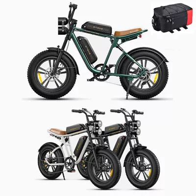 New ENGWE M20 Electric Bicycle 20  Fat Tire Suspension E-bike Mountain Bike • £1199