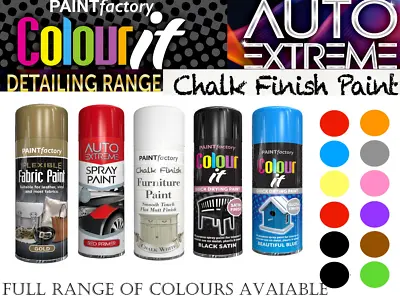 All Purpose Spray Paint Aerosol Primer Matt Gloss Metallic Wood Metal Plastic • £6.29