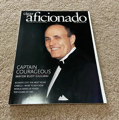 $5.50 • Buy Cigar Aficionado The Good Life Magazine For Men Dec. 2000-Rudy Giuliani