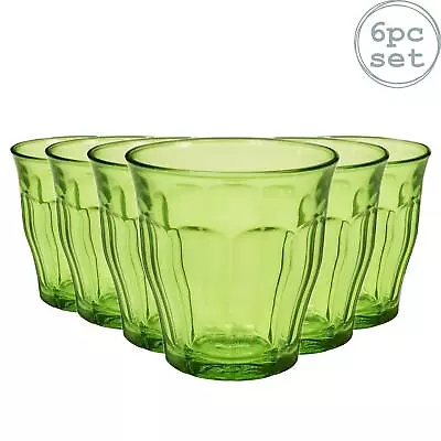 £20.99 • Buy Duralex Picardie Coloured Juice Water Tumblers Glasses Set Green 250ml X6