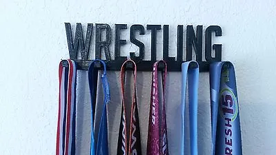 Wrestling Medal Rack Sports Display Holder Hanger School Sports  • $16.99